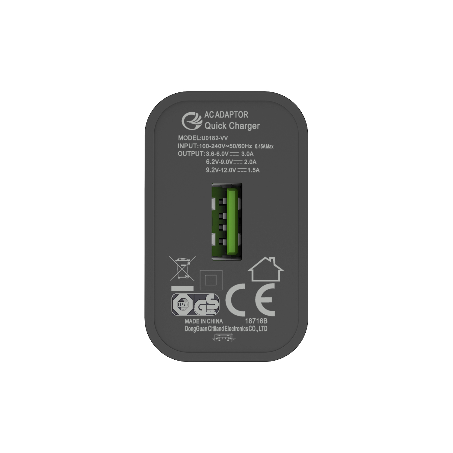 U0183 韩规欧规QC18W